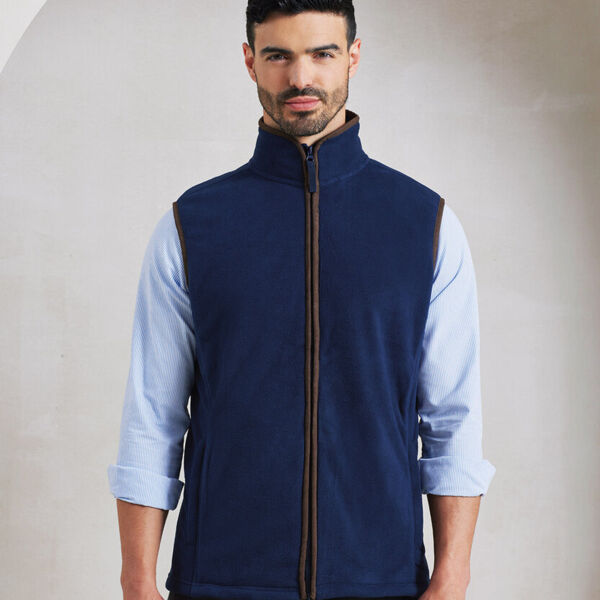 Artisan fleece gilet Thumbnail