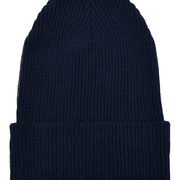 Recycled yarn ribbed knit beanie (1504RY) Thumbnail