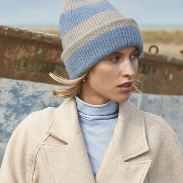 Colour block beanie Thumbnail