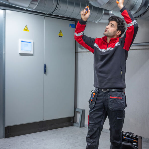 7509 WORKPANT (kneeprotector pockets + hp)7509 WORKPANT (kneeprotector pockets + hp) 9910-VIZ Thumbnail