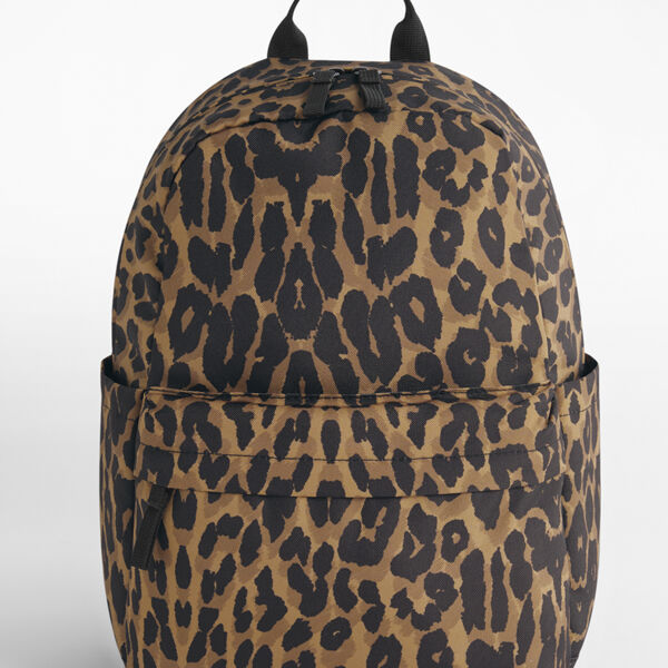 BagBase Leopard Print Mini Backpack Thumbnail