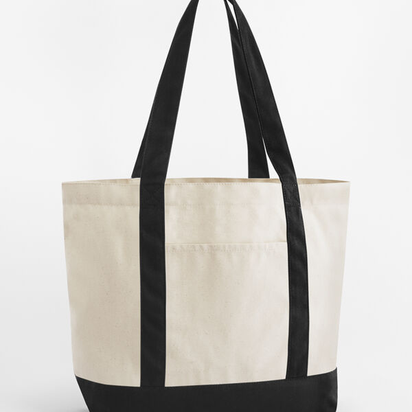 Westford Mill EarthAware® Organic Varsity Shopper Thumbnail