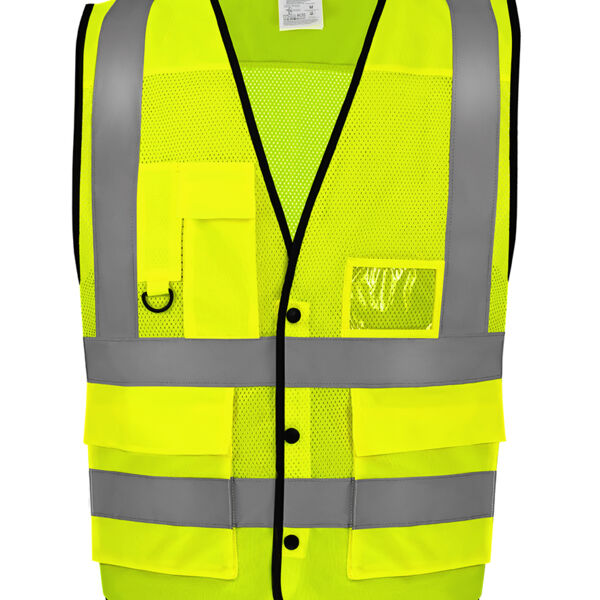Yoko Superior Eco Mesh Button Waistcoat Thumbnail