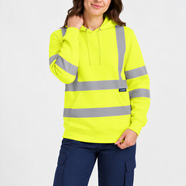 Hi Vis Hooded Sweatshirt Thumbnail