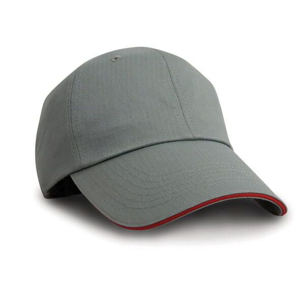 Herringbone cap with sandwich peak Thumbnail