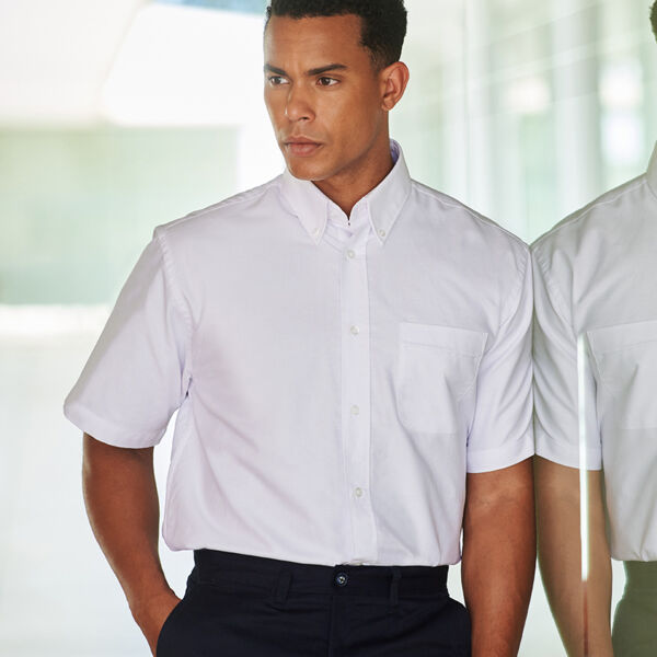 Henbury Short Sleeve Classic Oxford Shirt Thumbnail