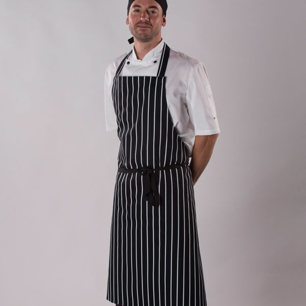 Dennys Stripe Bib Apron Thumbnail