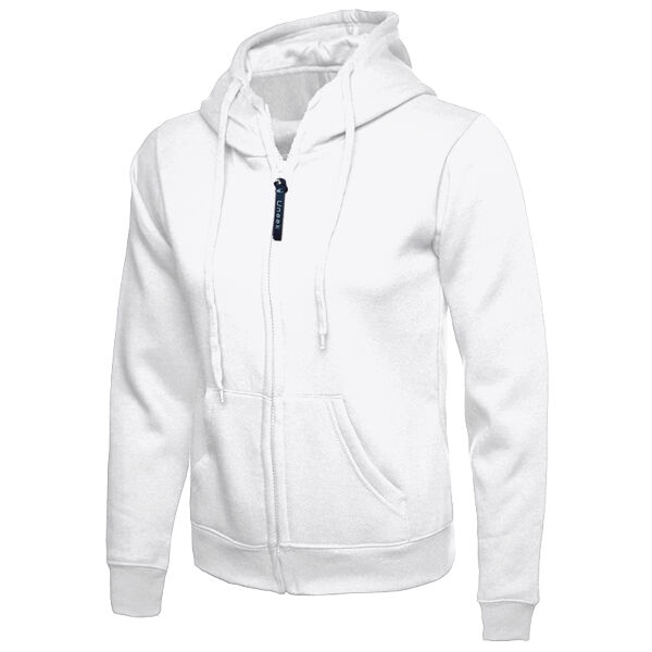 Ladies Classic Full Zip Hooded Sweatshirt Thumbnail