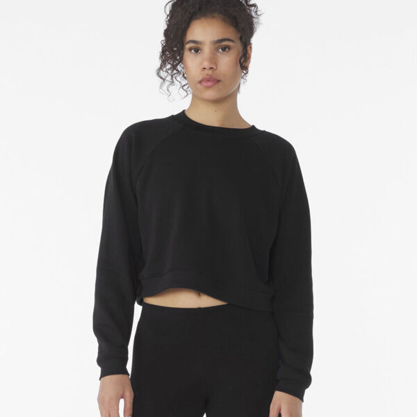 Women's raglan pullover fleece Thumbnail