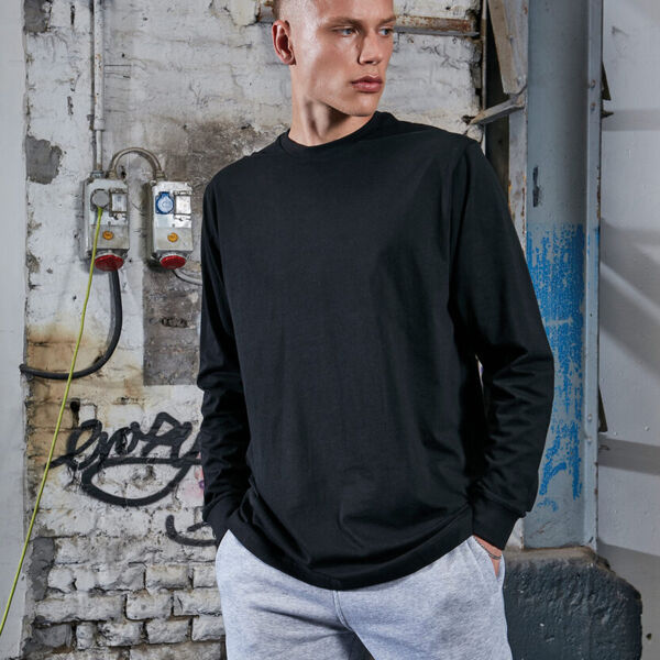Organic long sleeve with cuff rib Thumbnail